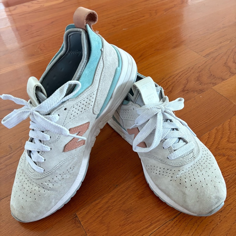 New Balance 997 USA Made Shoes Nimbus Cloud Gray Storm Blue